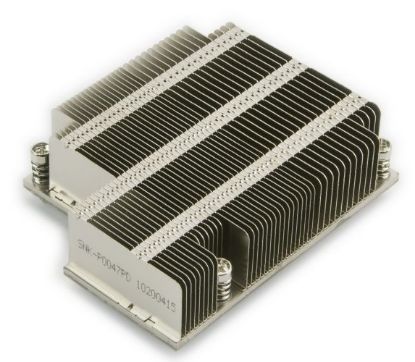 Picture of Supermicro 1U Passive Proprietary CPU Heat Sink Socket LGA2011 Square ILM (SNK-P0047PD)