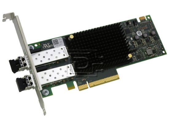 Picture of Dell Recommended Emulex LPe31002 Dual Port 16Gb Fibre Channel HBA, PCIe Low Profile, V2
