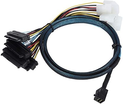 Hình ảnh Cable Mini SAS HD SFF-8643 to 4x SFF-8482 Internal SAS Cable 