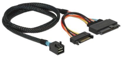 Hình ảnh  Cable HD Mini-SAS SFF-8643 to U.2 SFF-8639 NVMe with SATA power 